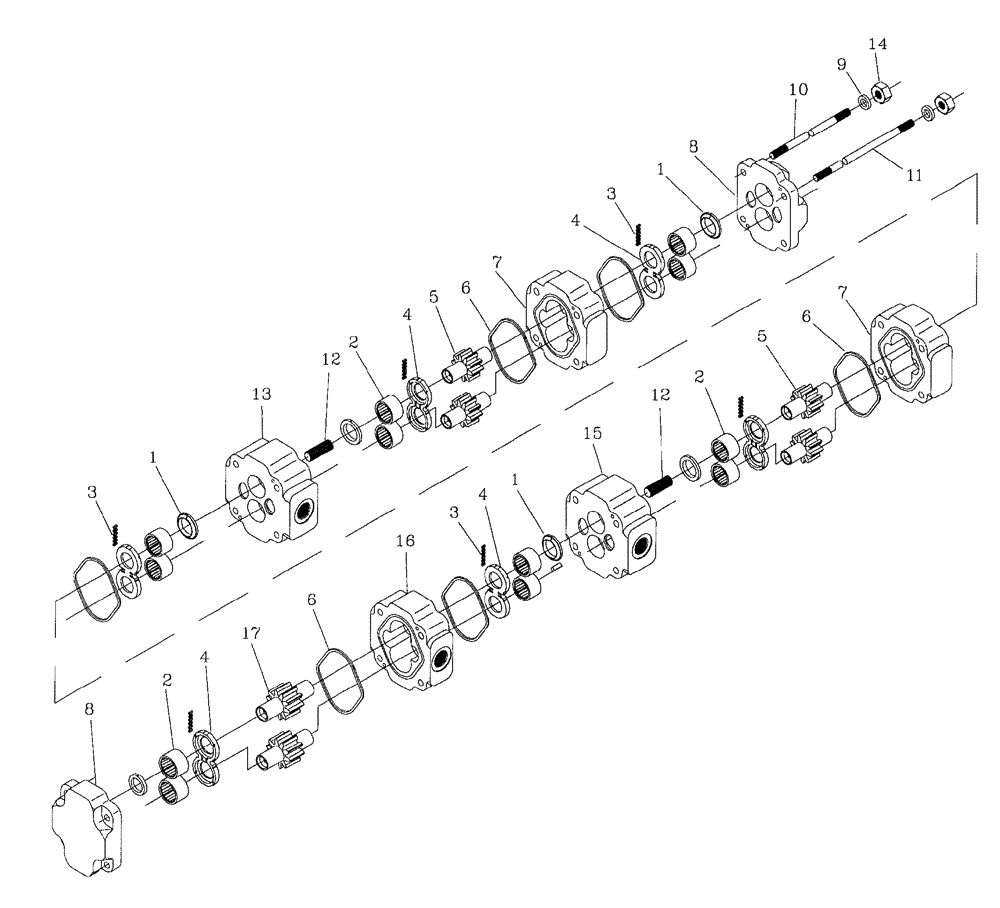 Схема запчастей Case IH 7700 - (B04[12]) - FLOW DIVIDER,  HIGH HORSEPOWER Hydraulic Components & Circuits