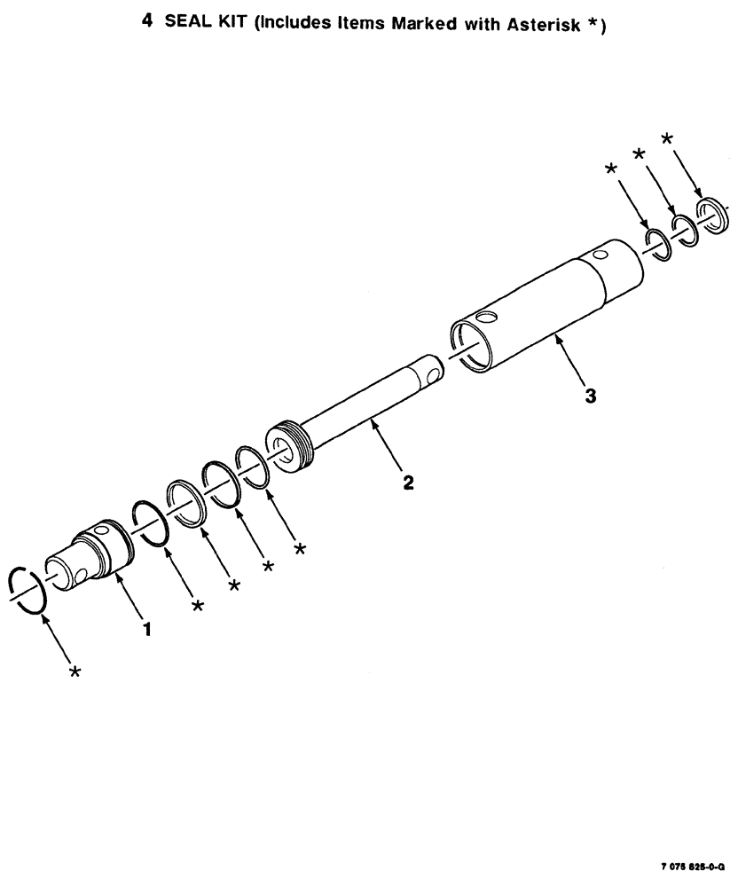 Схема запчастей Case IH 8880 - (08-010) - HYDR. CYL. ASSY. (TWO SPEED SHIFT) (2 INCH BORE X 4 INCH STROKE) (S.N. CFH0155001 THRU CFH0155391) (35) - HYDRAULIC SYSTEMS