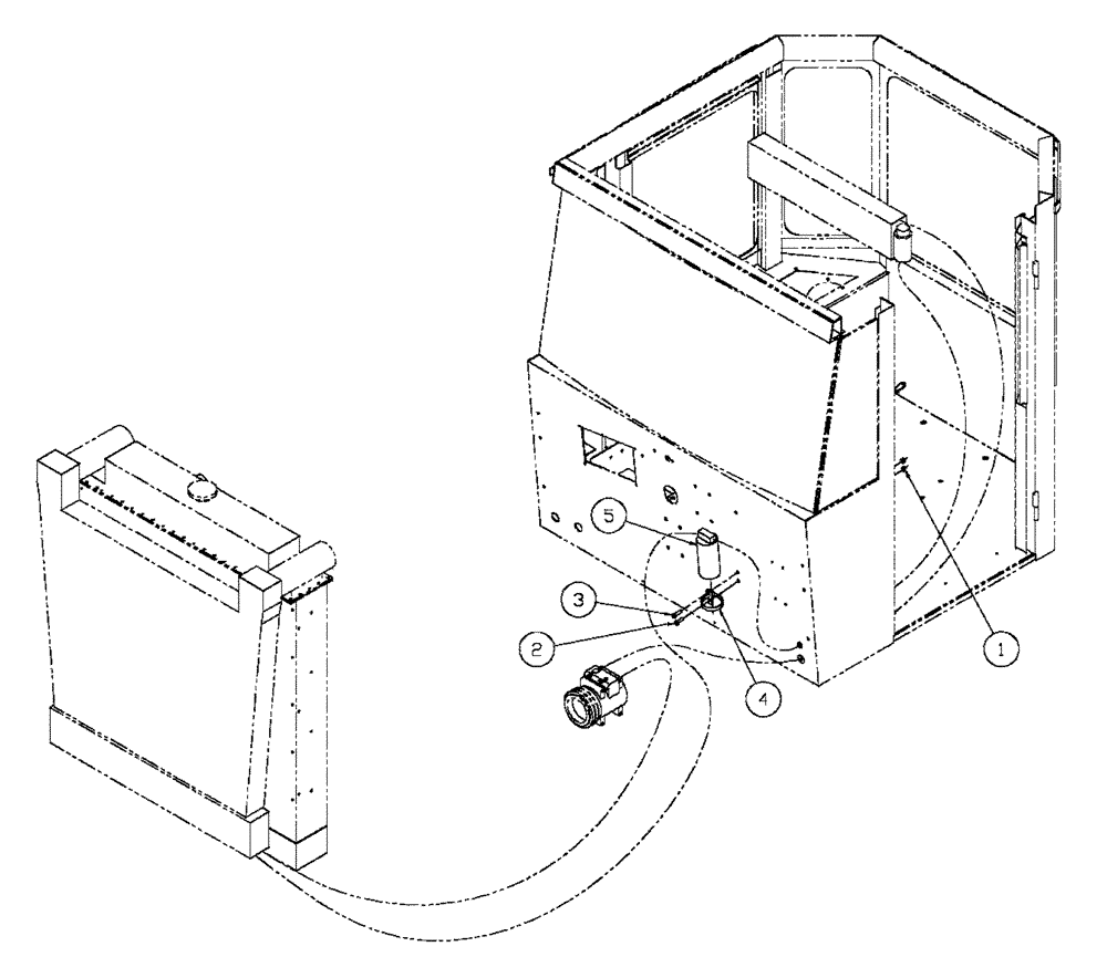 Схема запчастей Case IH FLX4300 - (01-010) - AIR CONDITIONER DRYER GROUP (FLX 4375, FLX 4330, FLX 4300) (10) - CAB