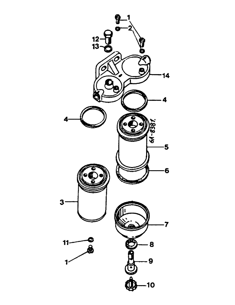 Схема запчастей Case IH 644 - (3B13) - FUEL FILTER "BOSCH", 644 (074716-) E, 744 (559348-) E, 844 ( 016859-) E, 844S ( 020609-) E Power