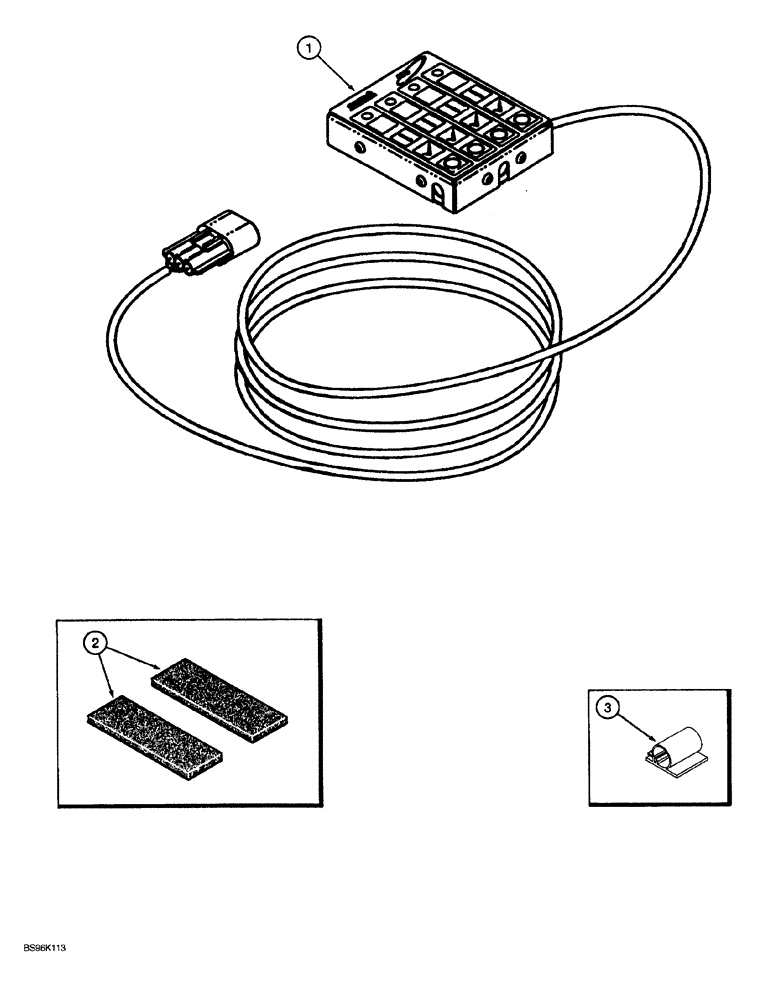 Схема запчастей Case IH AFS - (03-16) - FIELD MARKER - FOR USE WITH GPS SYSTEM (55) - ELECTRICAL SYSTEMS