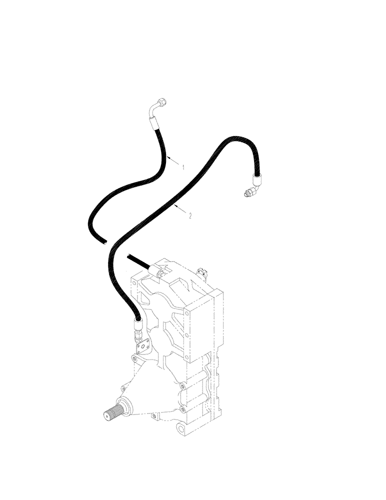 Схема запчастей Case IH STX450 - (01-17[02]) - PICTORIAL INDEX - POWER TAKEOFF TRANSFER CASE LUBRICATION, ASN JEE0102001 (00) - PICTORIAL INDEX