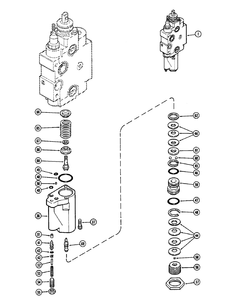 Схема запчастей Case IH 2590 - (8-290) - REMOTE VALVE BODY ASSEMBLY, ADD ON FOR THIRD OR FOURTH CIRCUIT (08) - HYDRAULICS