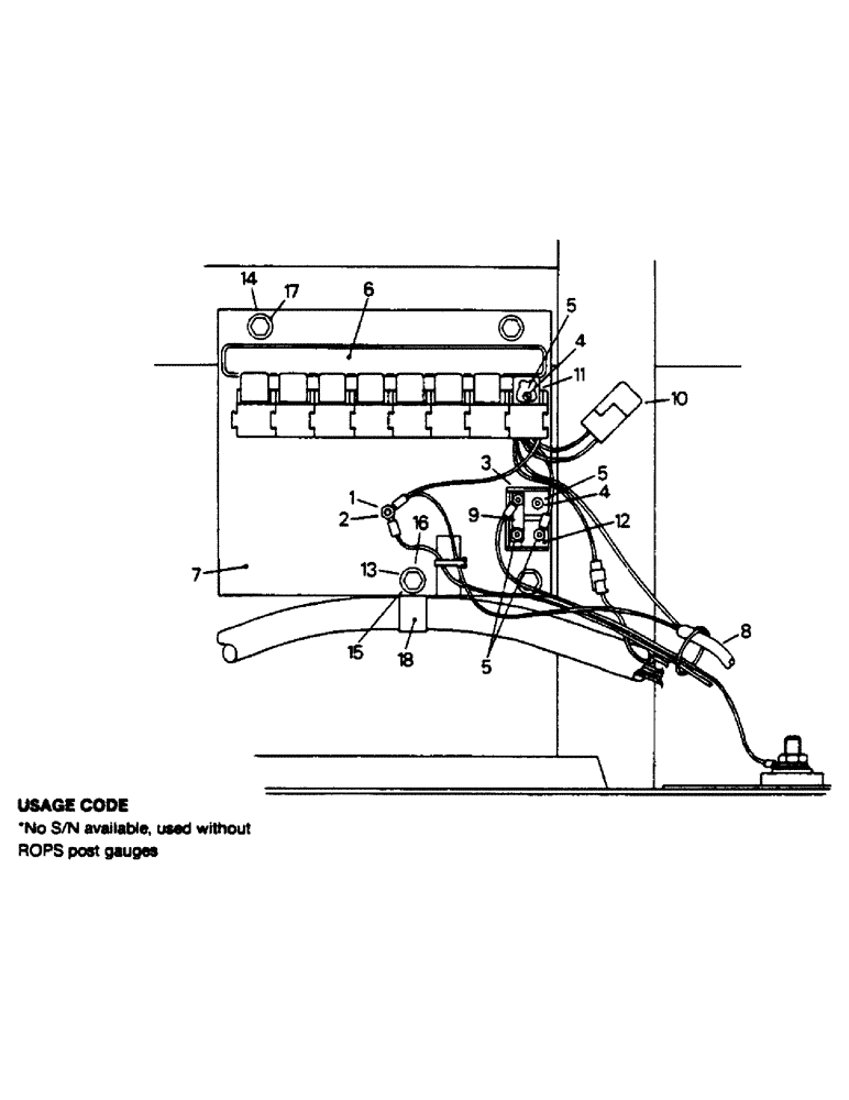 Схема запчастей Case IH 9130 - (02-10) - INSTRUMENTATION GROUP, AIR SEAT (06) - ELECTRICAL