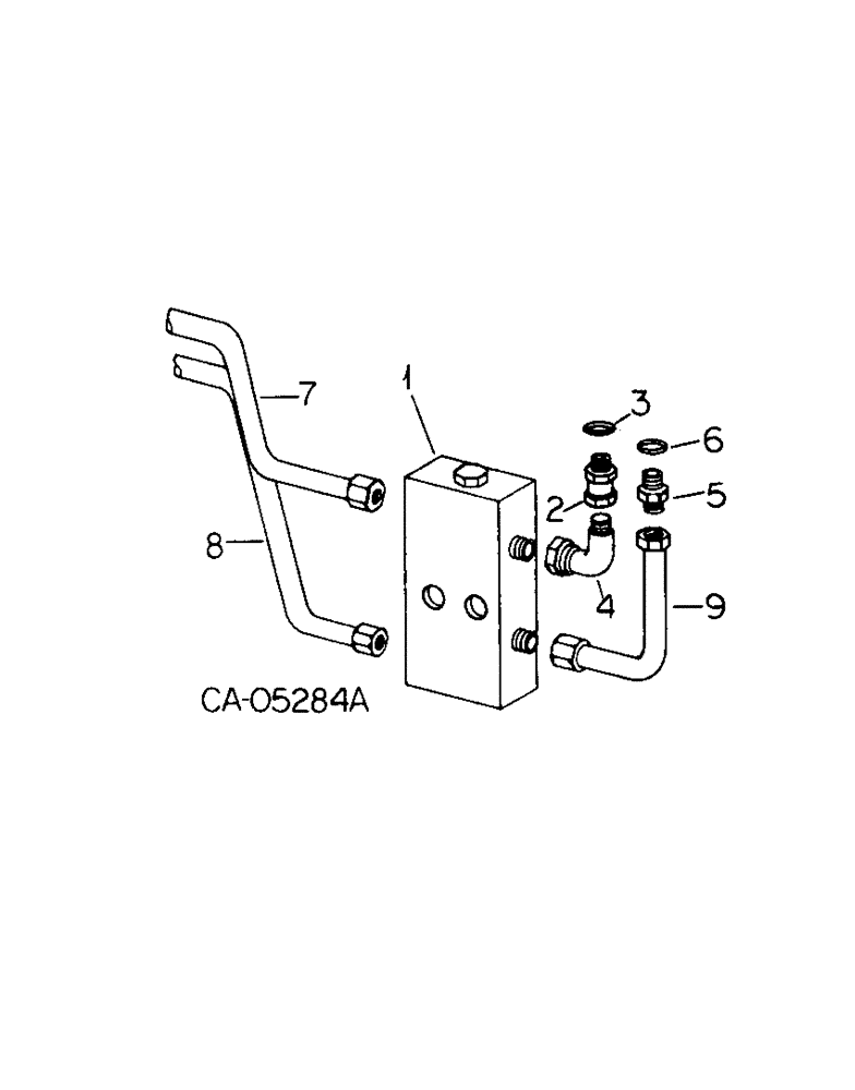 Схема запчастей Case IH 3488 - (10-39[A]) - HYDRAULICS, ALTERNATING CHECK VALVE CONNECTIONS (07) - HYDRAULICS