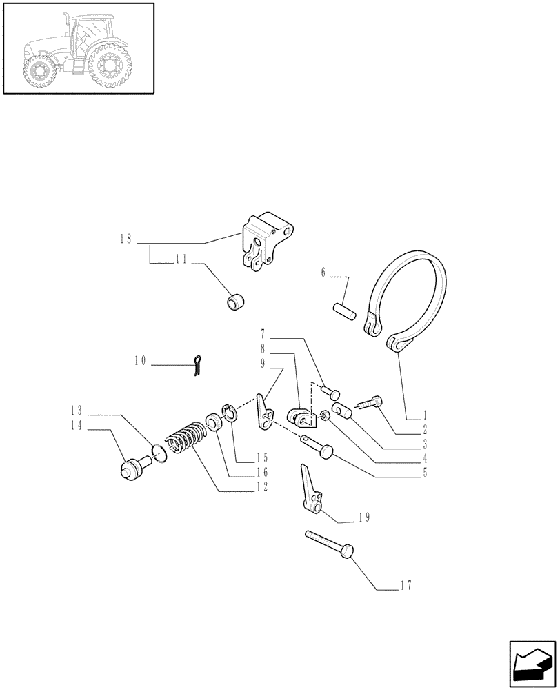 Схема запчастей Case IH PUMA 180 - (1.80.7[02]) - PTO, CLUTCH (07) - HYDRAULIC SYSTEM