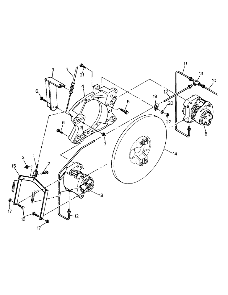 Схема запчастей Case IH ST251 - (05-10) - 35-1491T91 BRAKE CALIPER KIT, K598 AXLE ONLY (5.1) - BRAKES