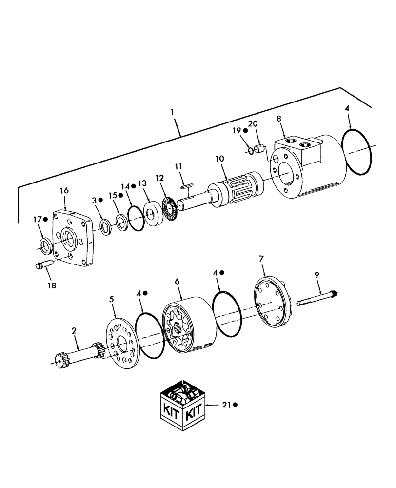 Схема запчастей Case IH AFX8010 - (B.50.A.58.01[2]) - MOTOR, ROTARY SCREEN B - Power Production