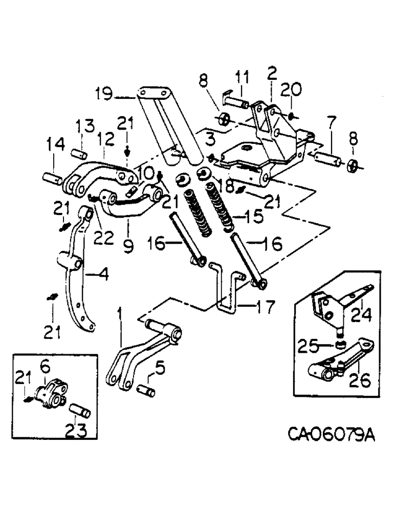 Схема запчастей Case IH 700 - (AK-18) - AUTOMATIC TRIP BEAM UNIT, SPECIAL, ONE PER FURROW 