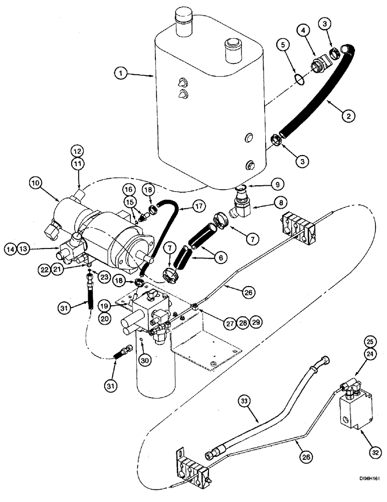 Схема запчастей Case IH 2144 - (8-14) - AUXILIARY PUMP SUPPLY SYSTEM (07) - HYDRAULICS