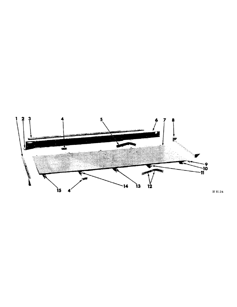 Схема запчастей Case IH 160 - (G-02) - SPREADER BOX BOTTOM, PRODUCT GRAPHIC 