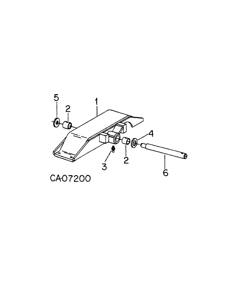 Схема запчастей Case IH 986 - (07-54[A]) - DRIVE TRAIN, SADDLE ASSEMBLY, MODELS WITH ALL WHEEL DRIVE, ELWOOD FRONT AXLE (04) - Drive Train