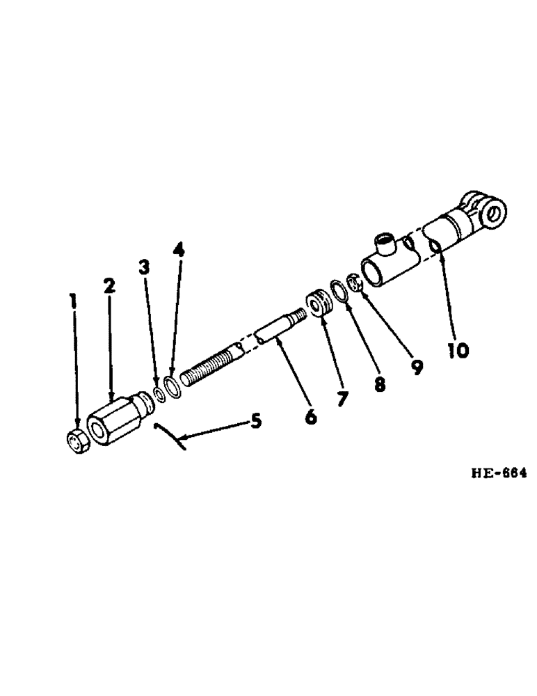 Схема запчастей Case IH 375 - (F-73[A]) - HYDRAULIC SYSTEM, VARIATOR HYDRAULIC CYLINDER (07) - HYDRAULIC SYSTEM