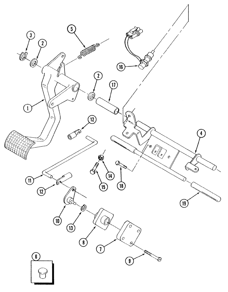 Схема запчастей Case IH STX275 - (06-01) - CLUTCH (06) - POWER TRAIN