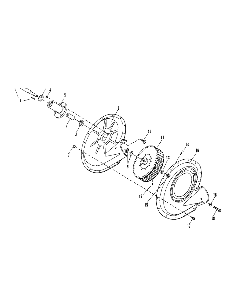 Схема запчастей Case IH 1600 - (09) - BLOWER PARTS, DIESEL 