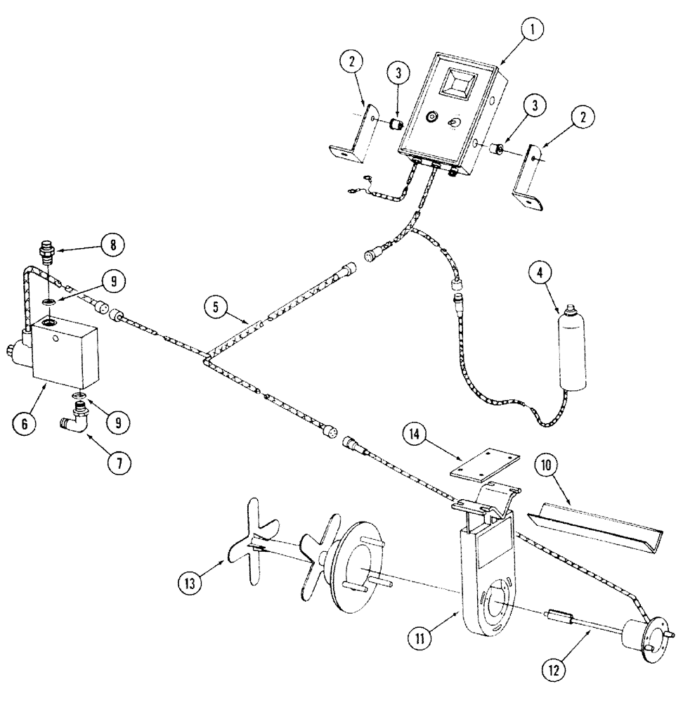 Схема запчастей Case IH 485 - (4-01) - MEMORY DEPTH CONTROL (04) - ELECTRICAL SYSTEMS