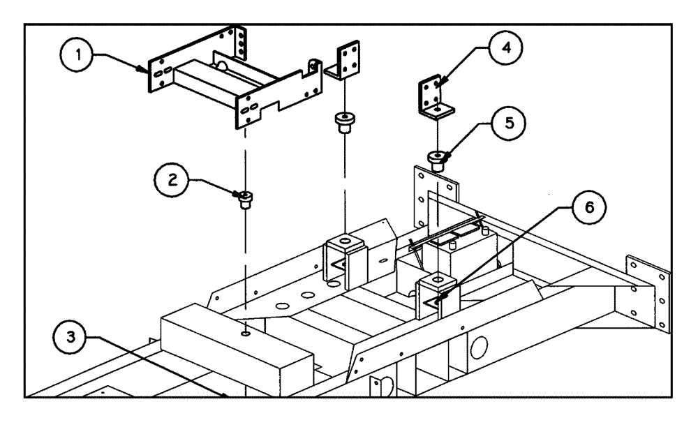 Схема запчастей Case IH PATRIOT NT - (03-001) - ENGINE MOUNTS (01) - ENGINE