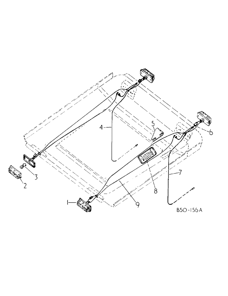 Схема запчастей Case IH 484 - (13-20) - SUPERSTRUCTURE, CANOPY, ELECTRICAL (05) - SUPERSTRUCTURE