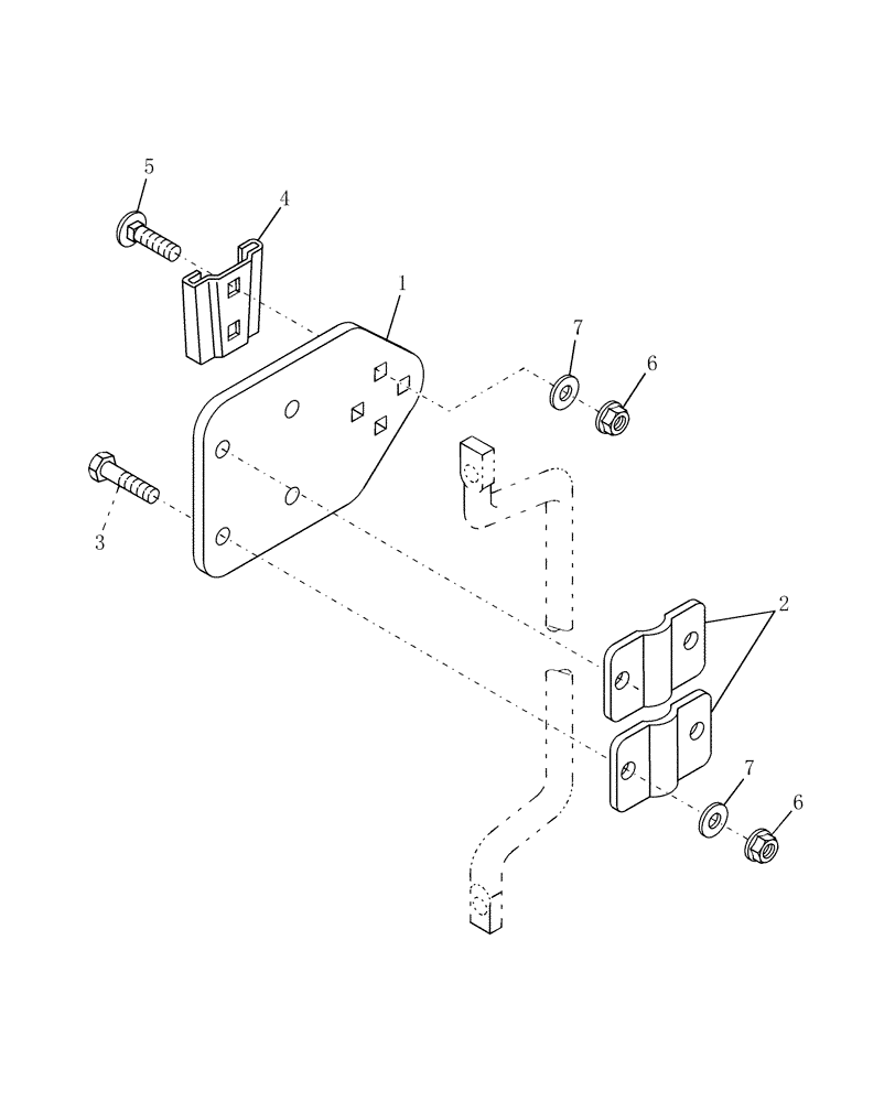 Схема запчастей Case IH RBX441 - (018) - CONTROL BOX MOUNT (88) - ACCESSORIES