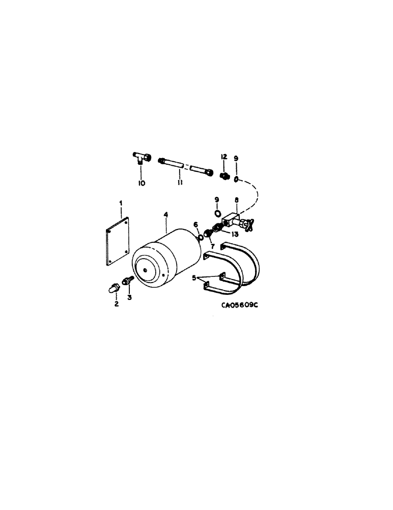 Схема запчастей Case IH 1420 - (10-47) - HYDRAULICS, ACCUMULATOR (07) - HYDRAULICS