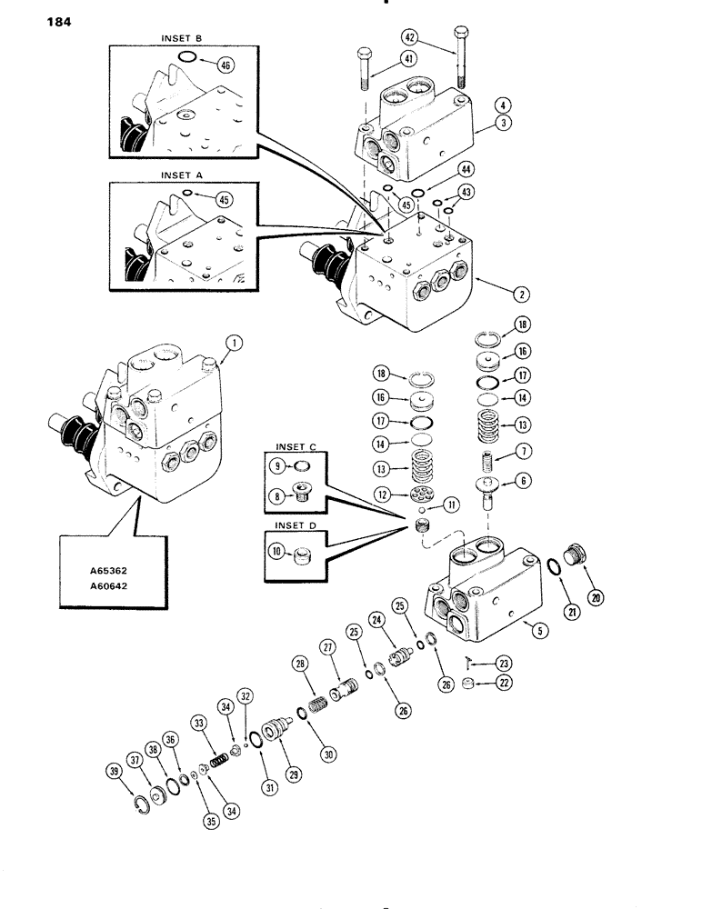 Схема запчастей Case IH 1090 - (184) - POWER BRAKE VALVE (07) - BRAKES