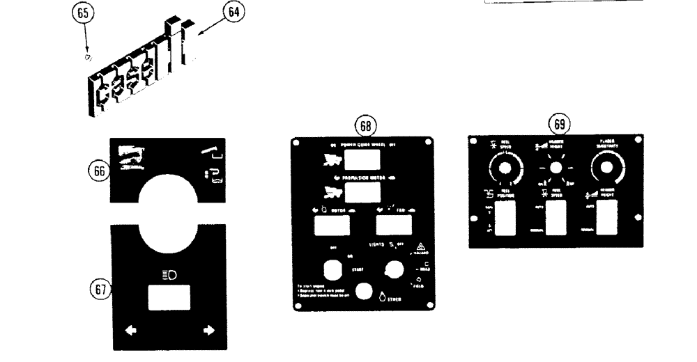 Схема запчастей Case IH 1620 - (9-290) - DECALS (CONTD) (12) - CHASSIS