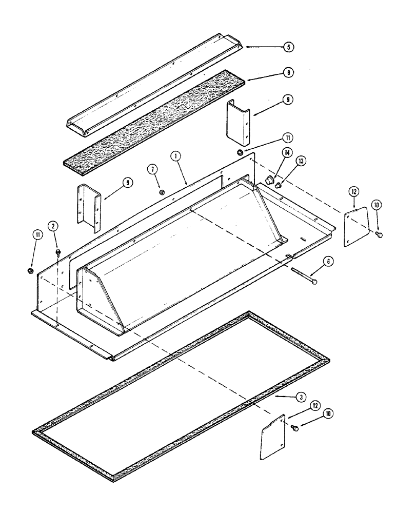 Схема запчастей Case IH 2470 - (506) - CAB, PLENUM, CAB SERIAL NO. 7864002 AND AFTER (09) - CHASSIS/ATTACHMENTS