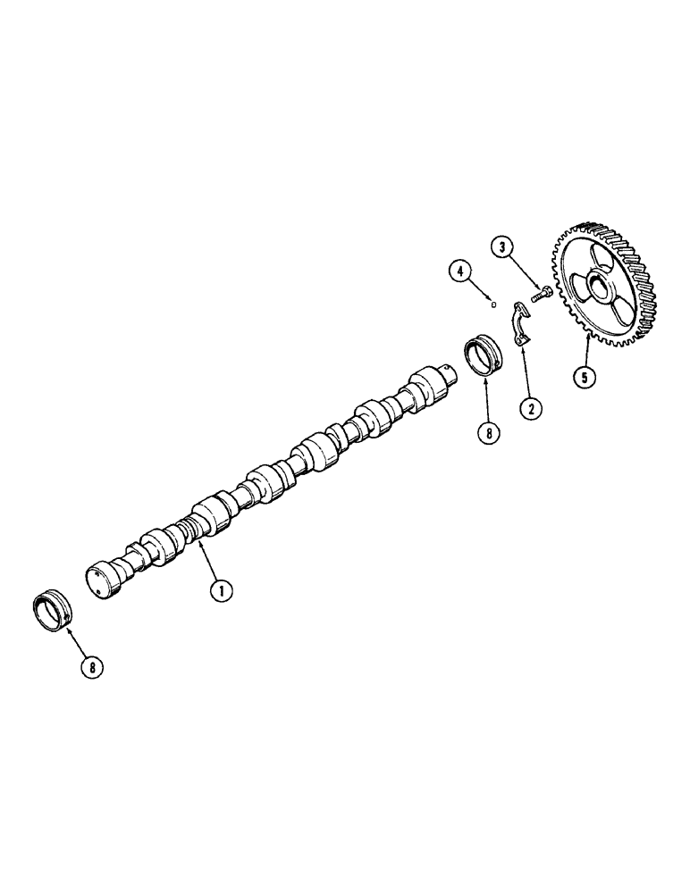 Схема запчастей Case IH 9110 - (04-24) - CAMSHAFT, 6T-830 ENGINE (04) - Drive Train