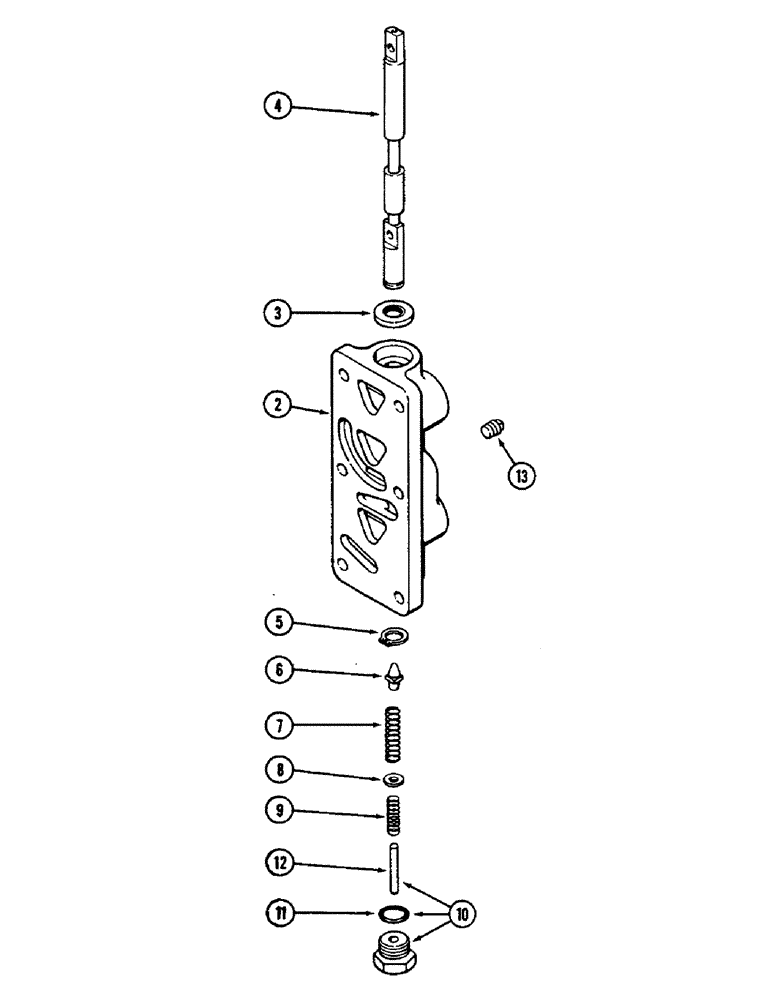 Схема запчастей Case IH 2290 - (6-254) - MECHANICAL SHIFT TRANSMISSION, MASTER CLUTCH VALVE ASSEMBLY (06) - POWER TRAIN