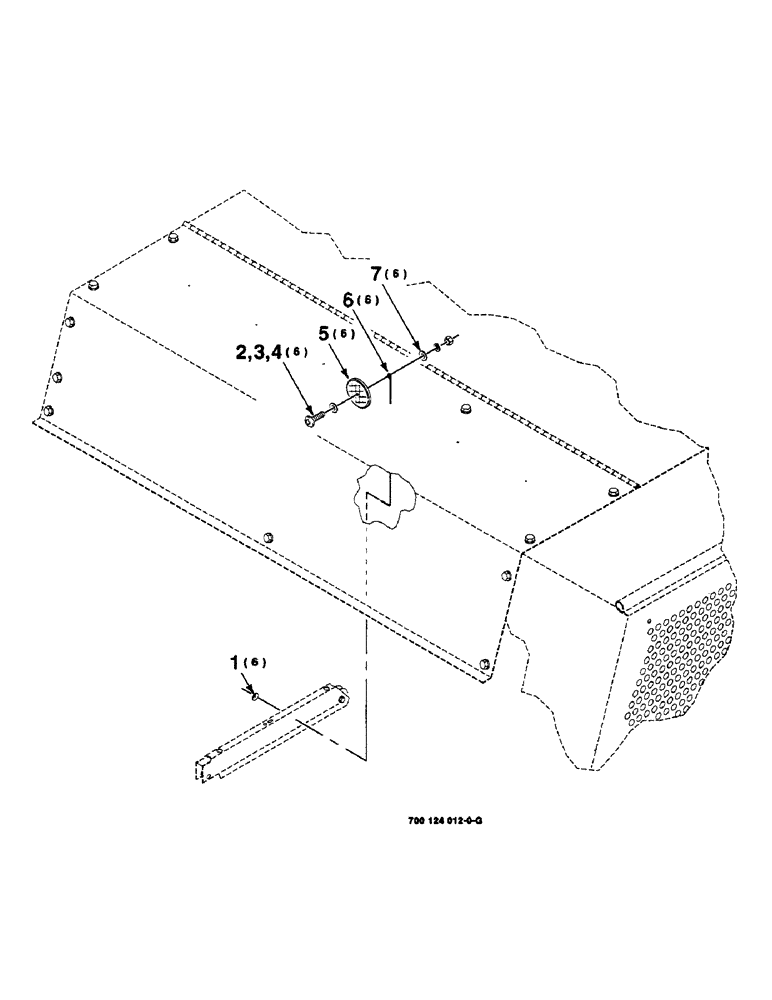 Схема запчастей Case IH 8590 - (6-28) - KNOTTER MONITOR ASSEMBLY (14) - BALE CHAMBER