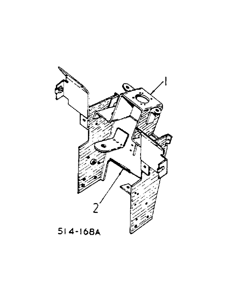 Схема запчастей Case IH 454 - (13-15) - STEERING SUPPORT (05) - SUPERSTRUCTURE