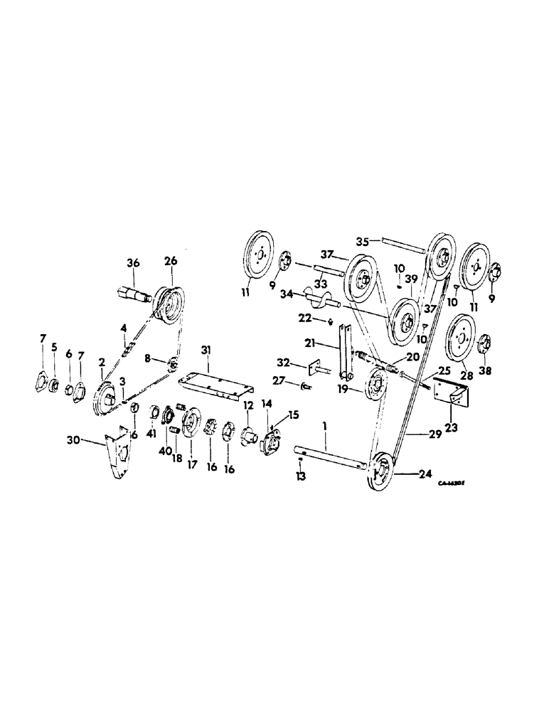 Схема запчастей Case IH 615 - (25-06) - ELEVATORS, ELEVATOR DRIVE Elevators