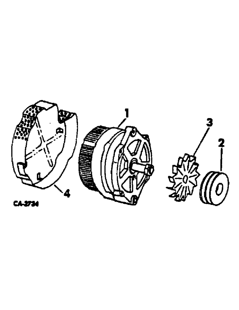 Схема запчастей Case IH 915 - (G-18) - ELECTRICAL SYSTEM, ALTERNATOR-GENERATOR AND CONNECTIONS, FOR ENGINES W/O VOLTAGE REGULATOR (06) - ELECTRICAL SYSTEMS