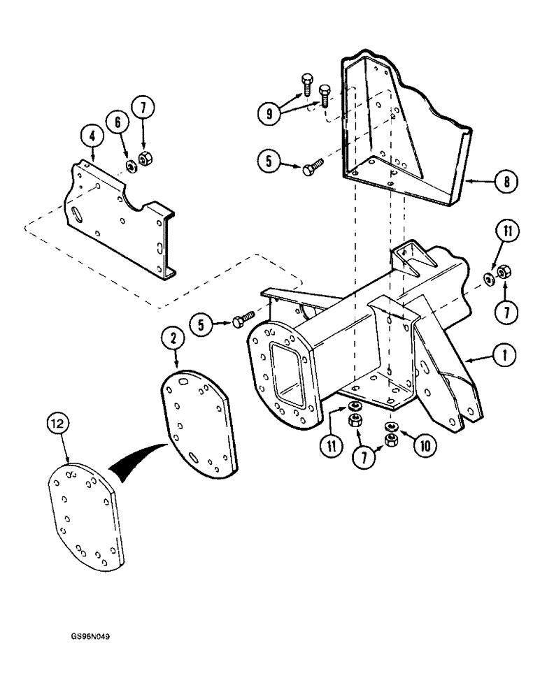 Схема запчастей Case IH 2166 - (6-56) - DRIVE AXLE (03) - POWER TRAIN