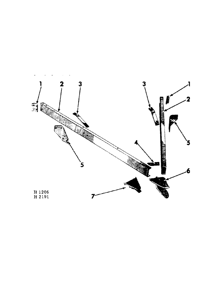 Схема запчастей Case IH 160 - (G-06) - TRACTOR HITCH 