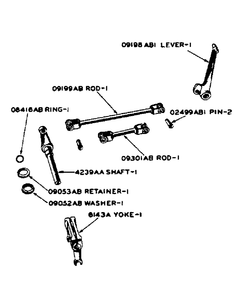 Схема запчастей Case IH DO-SERIES - (144) - PTO CLUTCH THROWOUT, D, DC-3, DC-4, DO, DV (06) - POWER TRAIN