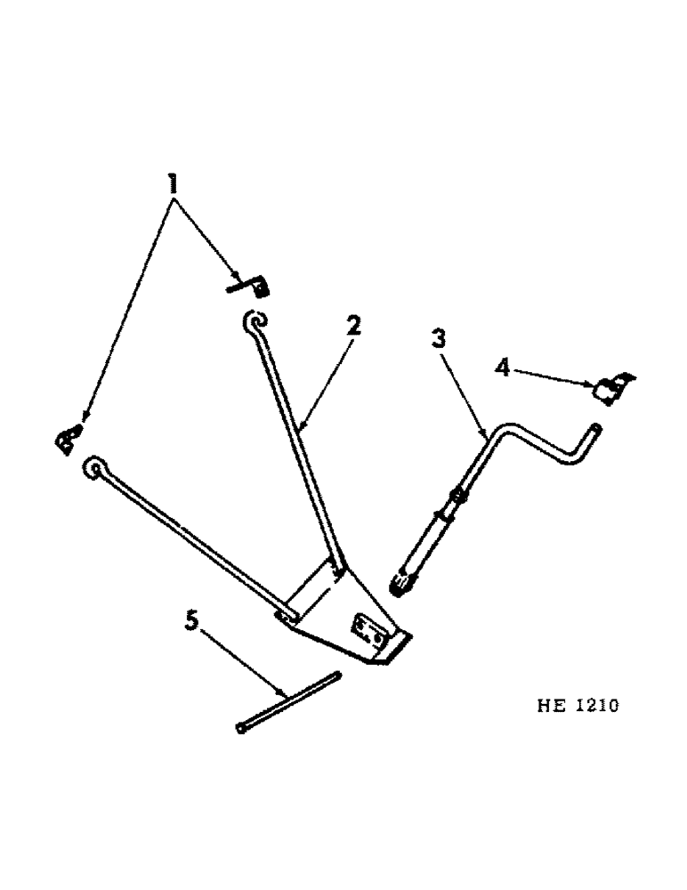 Схема запчастей Case IH 130 - (H-11) - HITCH STAND 