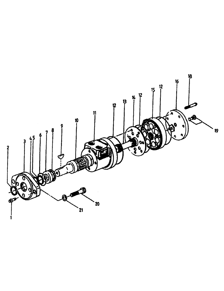 Схема запчастей Case IH 7700 - (B03-06) - HYDRAULIC MOTOR, S CHAR-LYNN, 14 CUBIC INCHES Hydraulic Components & Circuits