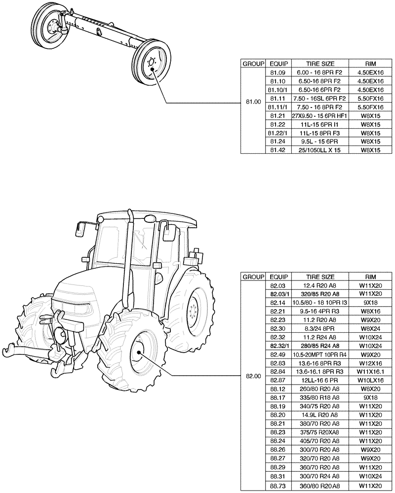 Схема запчастей Case IH JX1060C - (SEC. 11[01]) - TRACTION (00) - GENERAL