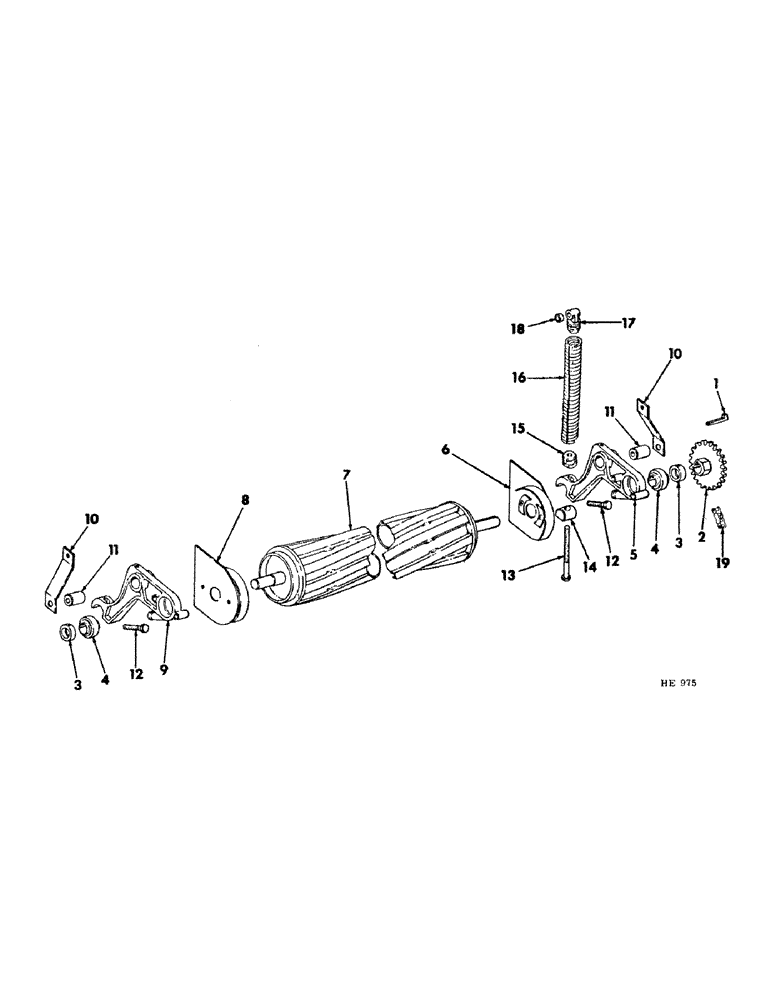 Схема запчастей Case IH 225 - (Q-06) - PLATFORM, UPPER CONDITIONER ROLL Platforms