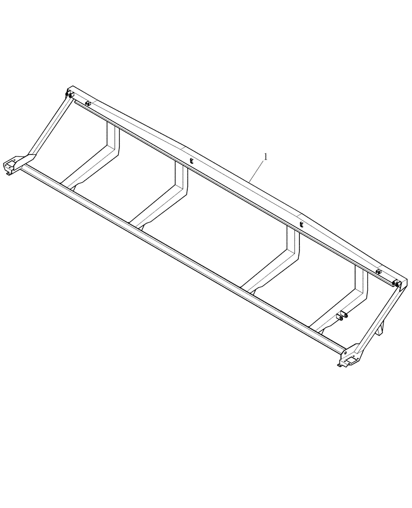 Схема запчастей Case IH DHX181 - (1.02) - HEADER FRAME, 18 TO 36 (12) - MAIN FRAME