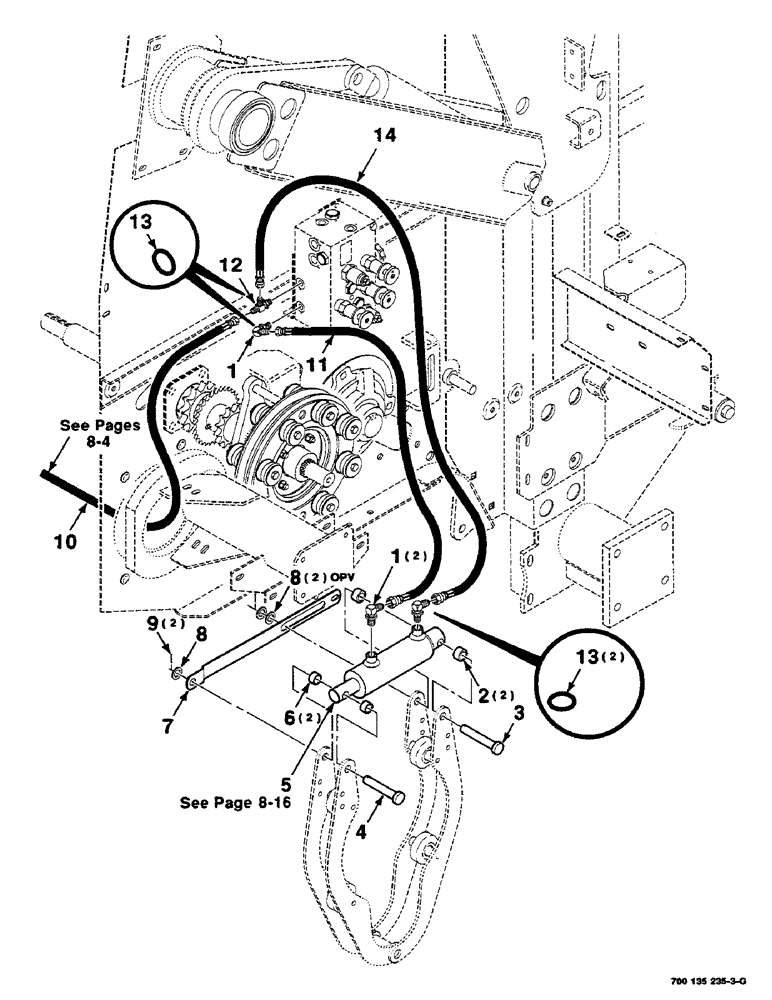 Схема запчастей Case IH RS451 - (8-14) - CLUTCH CONTROL HYDRAULIC ASSEMBLY (07) - HYDRAULICS