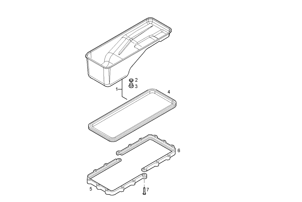 Схема запчастей Case IH F3BE0684H E902 - (0420.216) - OIL SUMP 