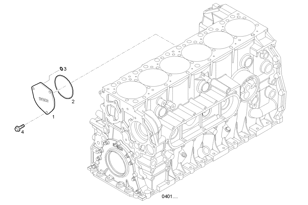 Схема запчастей Case IH F2CE9684L E005 - (3801.004) - AIR COMPRESSOR 