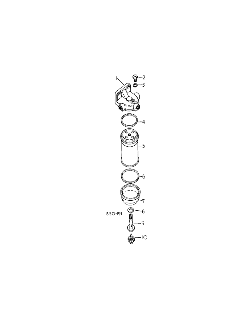 Схема запчастей Case IH 484 - (12-35) - POWER, FUEL FILTER - 3228063R91, ENGINE SERIAL NO. 376420 AND ABOVE Power