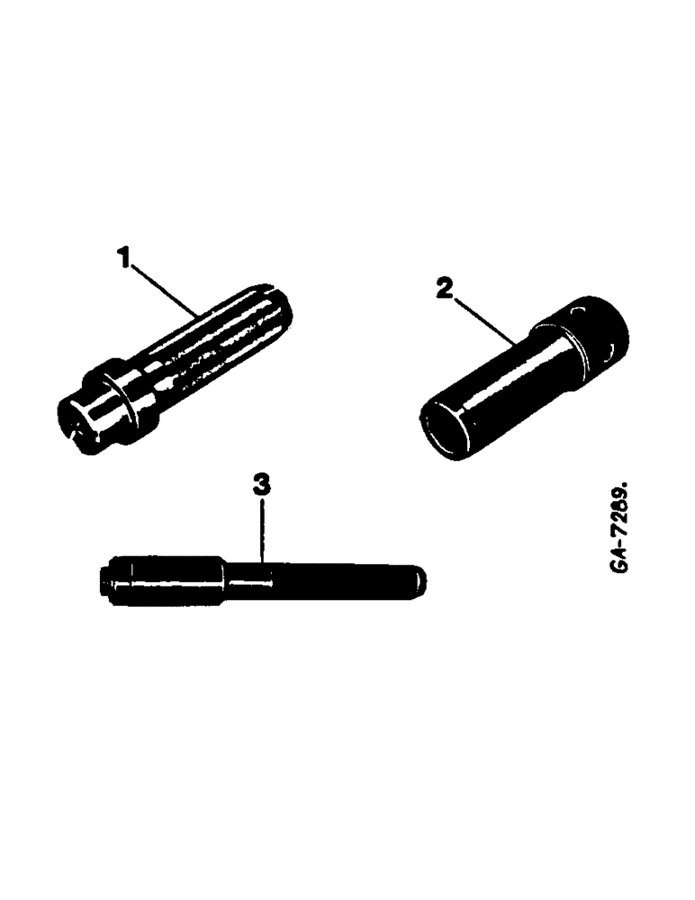 Схема запчастей Case IH 744 - (1B17) - SERVICE TOOLS FOR STEERING Accessories & Attachments / Miscellaneous