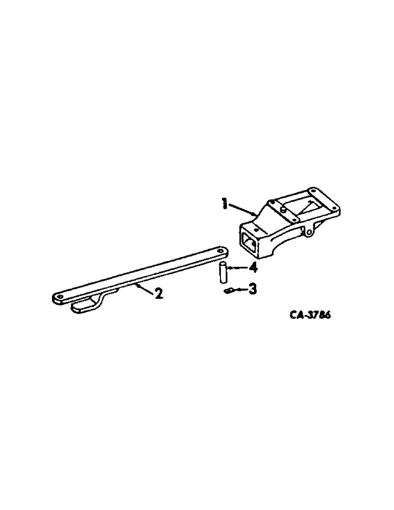 Схема запчастей Case IH 856 - (K-02[A]) - DRAWBARS AND HITCHES, SWINGING DRAWBAR, FARMALL 856 DIESEL CUSTOM TRACTORS WITH TWO POINT HITCH Drawbars & Hitches