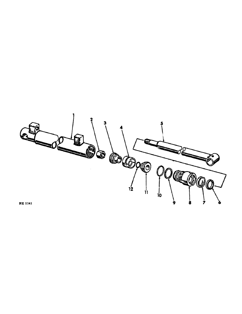 Схема запчастей Case IH 1850 - (C-16) - BOOM LIFT HYDRAULIC CYLINDER 