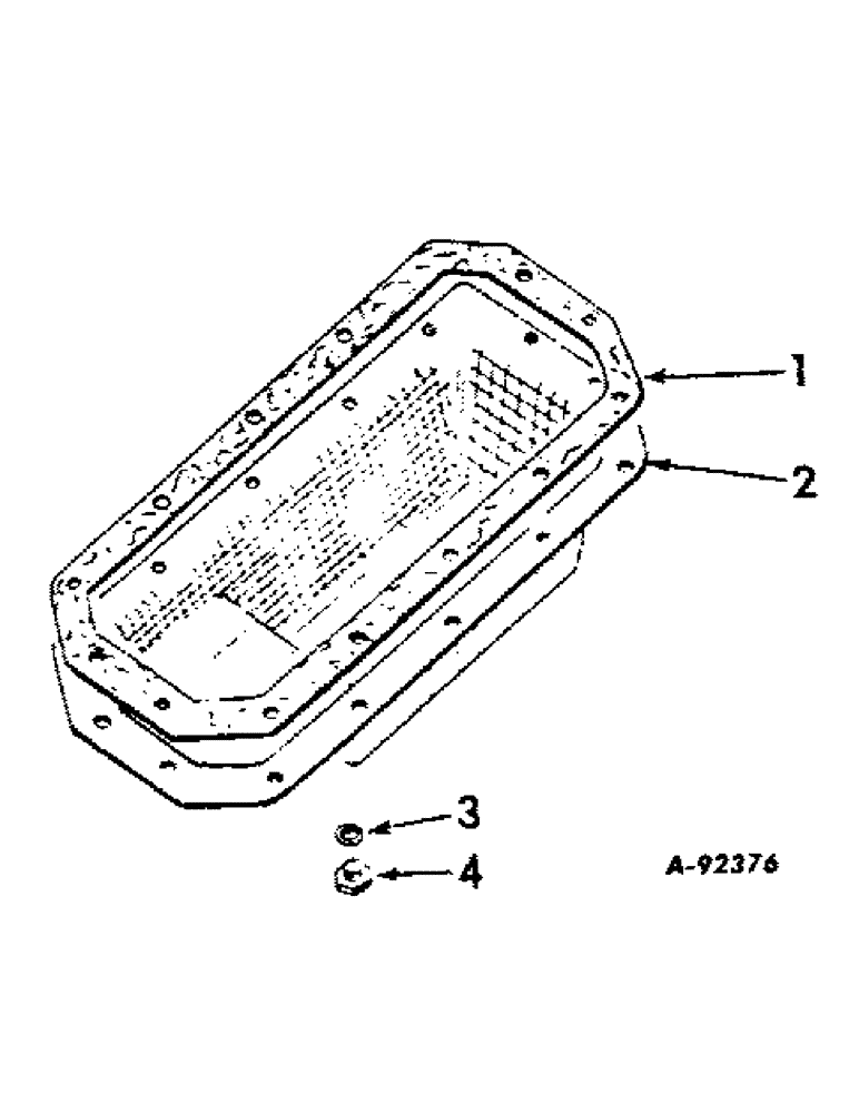 Схема запчастей Case IH BD-144 - (A-07) - CRANKCASE OIL PAN 