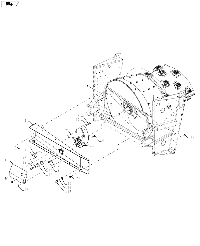 Схема запчастей Case IH 5130 - (66.330.20) - ROTOR INSTALLATION PARTS- LARGE TUBE (66) - THRESHING